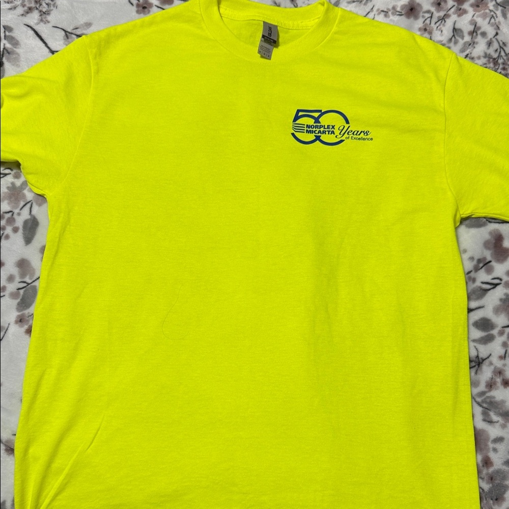 Bright Yellow Graphic T-Shirt